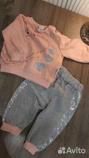 Одежда на девочку пакетом 68-74-80