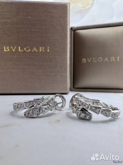 Серьги Bvlgari Serpenti Viper