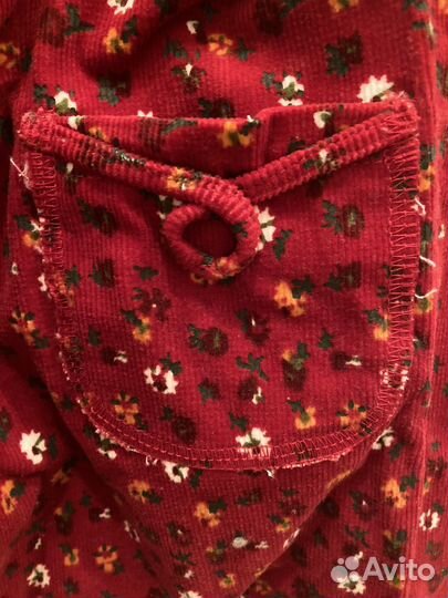 Сарафан бордовый вельвет рост 104