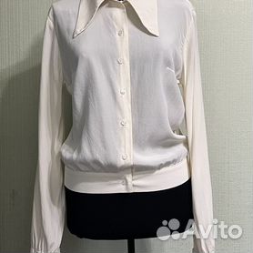Винтажная шелковая блуза, 42 размер