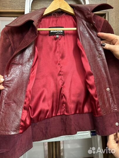 Куртка-пиджак замшевый женский размер 