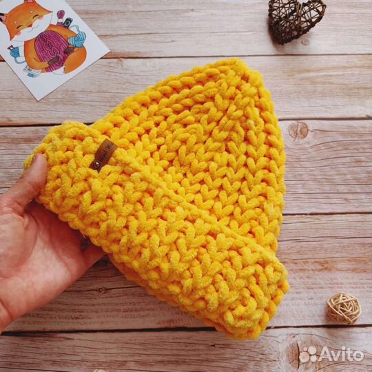 Шапка Уно р52-54ручная работа