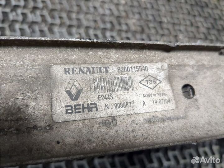 Радиатор интеркулера Renault Megane 2, 2004