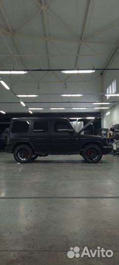 Пороги Mercedes Benz G-class w464 Black