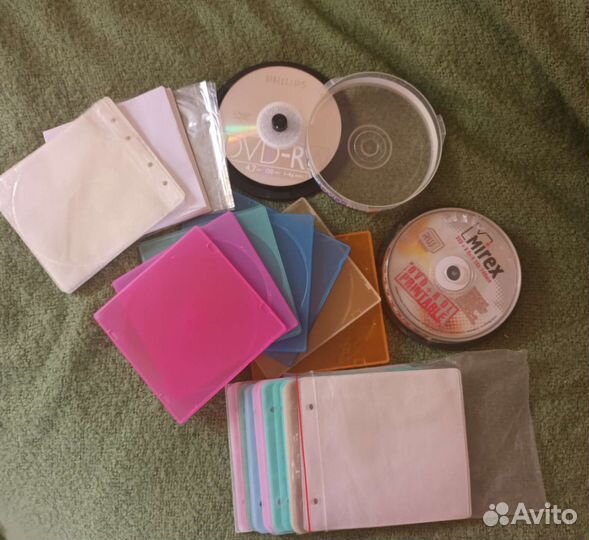 Боксы, конверты, файлы, чистые DVD болванки