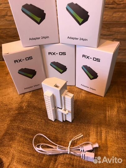 Новый Адаптер питания ATX 24pin на 90 argb