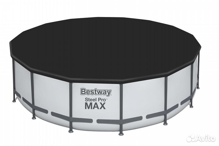 Бассейн каркасный Bestway Steel Pro Max 488х122 см