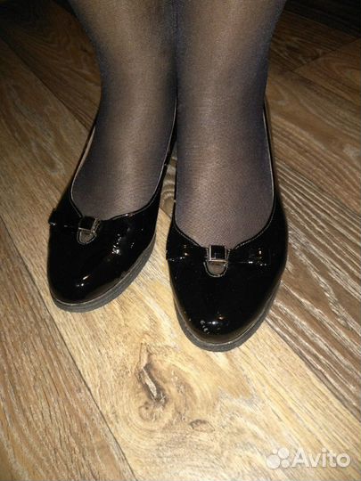 Туфли кожаные