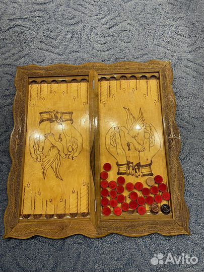 Нарды ручной работы новые