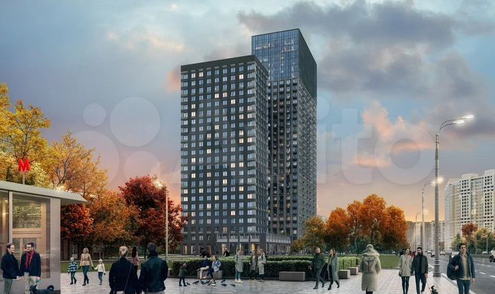 Квартира-студия, 33,9 м², 23/31 эт.