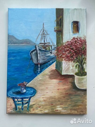 Картина маслом на холсте пейзаж