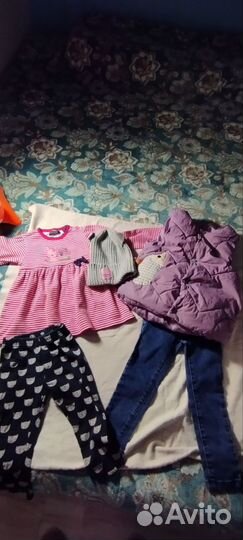 Вещи на девочку с 86 до 98 пакетом