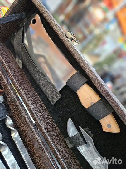 Набор шампуров в кейсе «феникс»