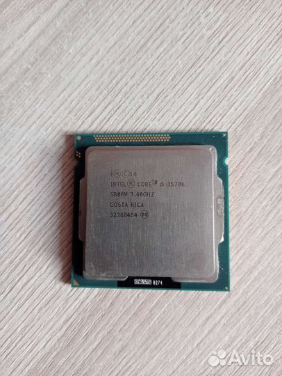 Процессор intel core i5 3570k