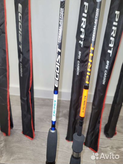 Хорошие Спиннинги fanatik 2.28m. 1-7g. 2.40m. 2-8g