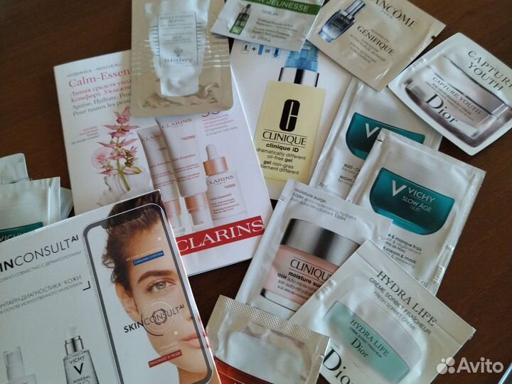 Пробники Dior, Clarins, Lancome