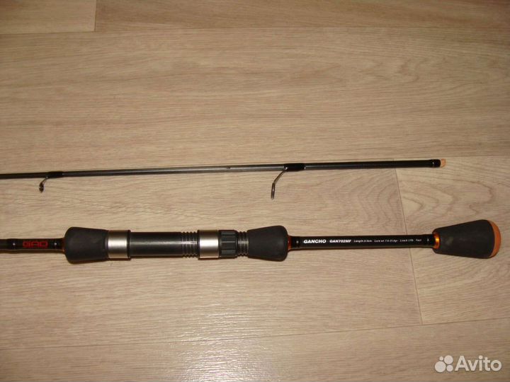 Спиннинг gancho gan702mf 213см тест 7-25гр