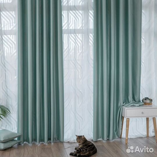 Шторы сатен Адора топаз