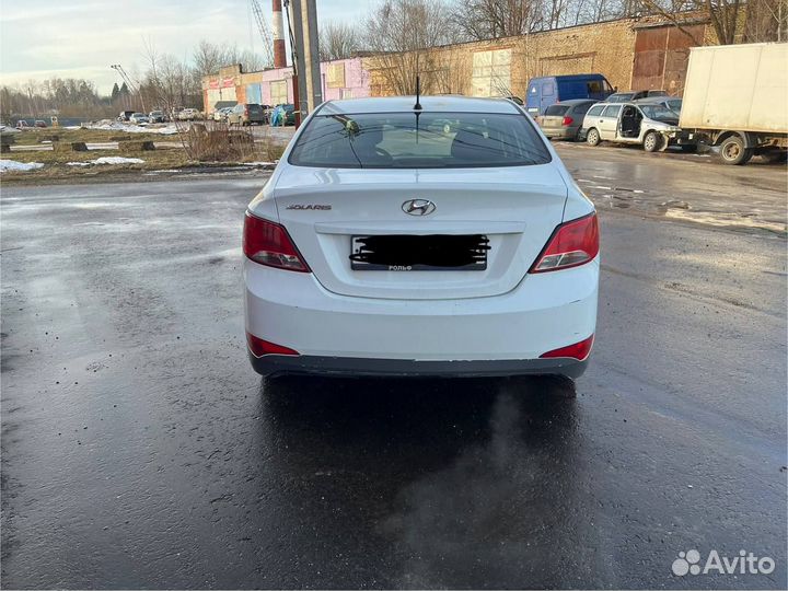 Hyundai solaris 1.6 2016г. в в разборе