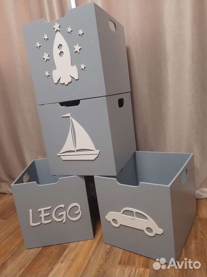 Ящики для хранения для стеллажей