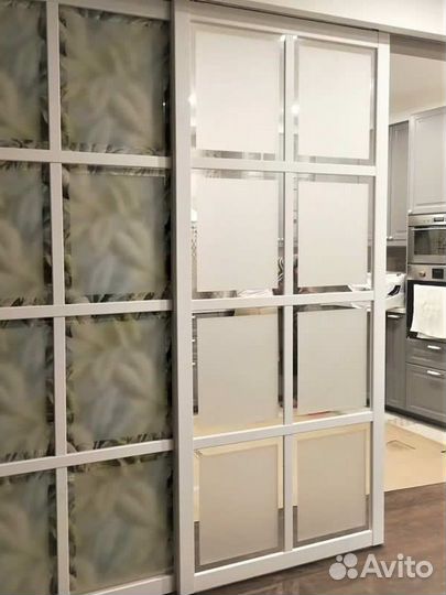 Раздвижные двери и перегородки в стиле «Прованс»