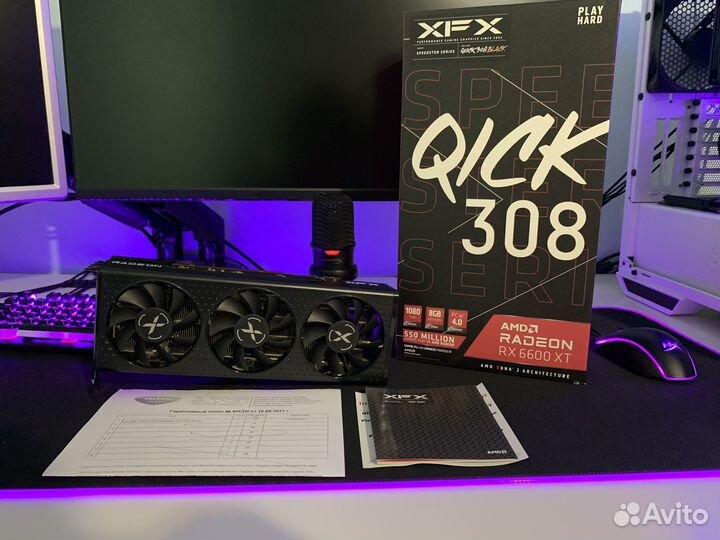 Видеокарта RX 6600 XT