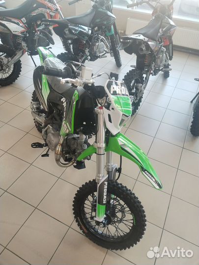 Питбайк Progasi Smart 125 mini, зелёный, п/а