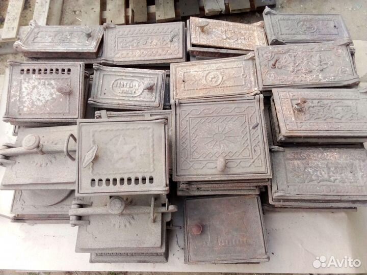 Дверца печная старинная