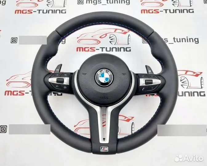 Руль BMW M + подушка бмв 2 cерия F22 стиль M2 F87