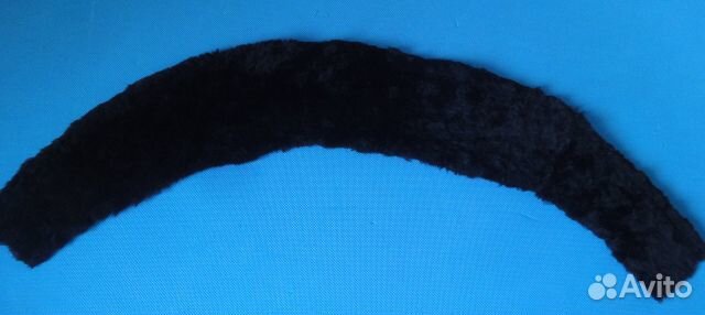 Цигейковые воротники чёрные и коричневые+ нутрия