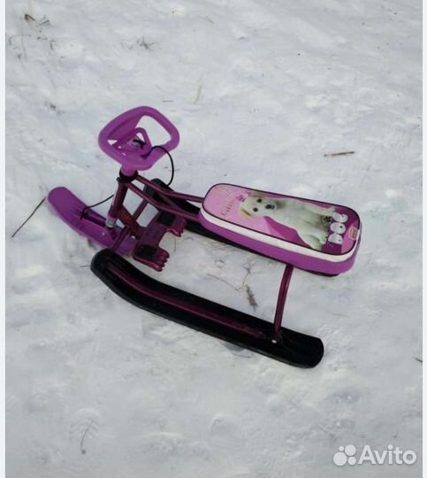 Детский снегокат бу