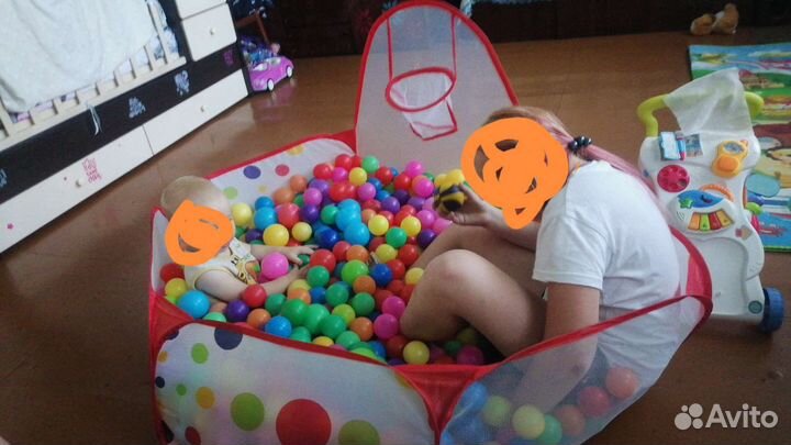 Сухой бассейн с шариками бу