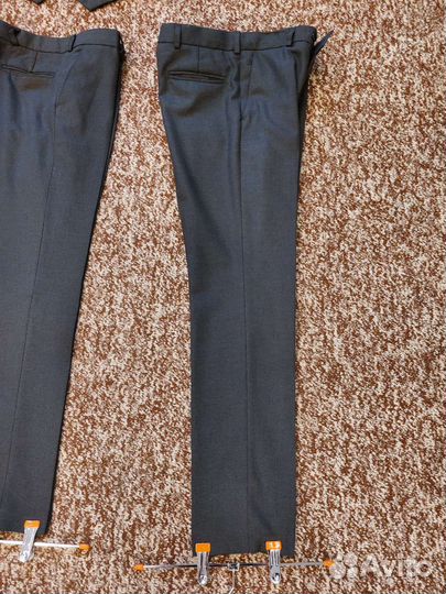 Брюки школьные серые 152