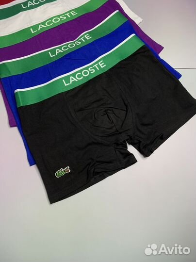 Трусы мужские боксеры 5+1 Lacoste