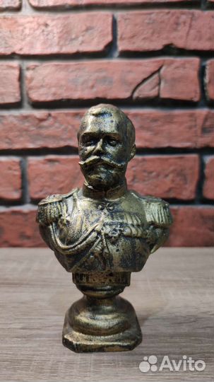 Бюст из гипса Николай II