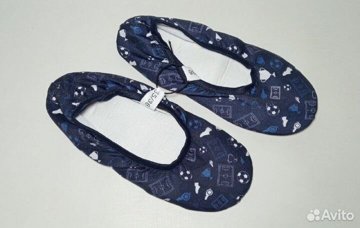 Тапочки тонкие «crane». EU 35-36, 7-9 л