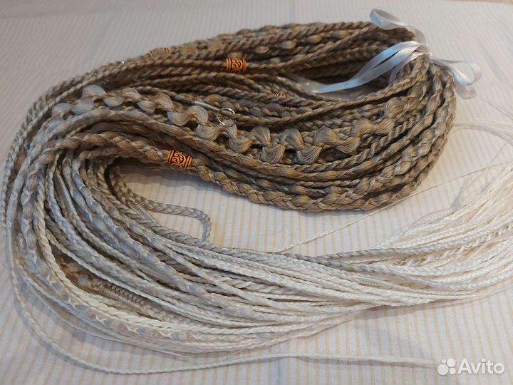 Де косы фактурные косы микс комплект новый
