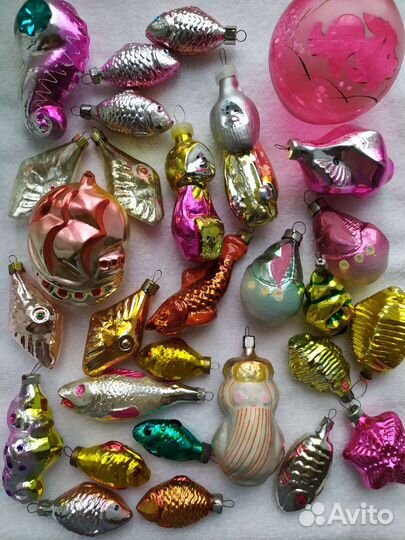 Ёлочные игрушки СССР