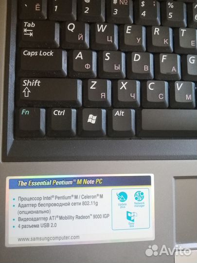 Ноутбук samsung P29 на запчасти