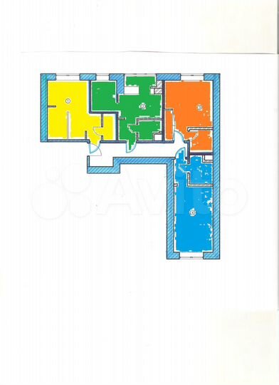3-к. квартира, 82,5 м², 1/17 эт.