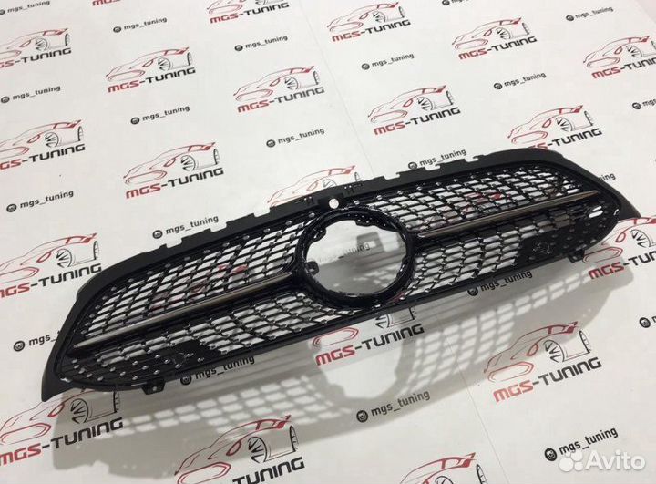 Решетка A-class w177 Diamond Black П/К