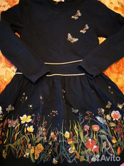 Вещи пакетом на девочку 116-122 зимняя куртка