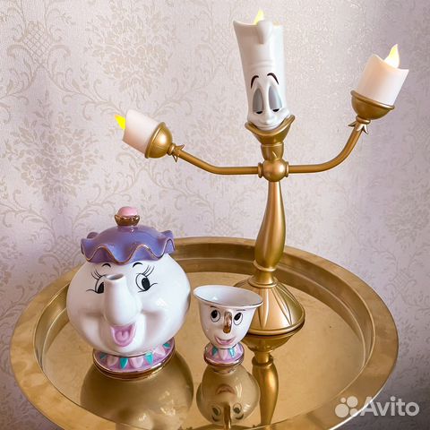 Посуда сервиз набор Красавица и Чудовище