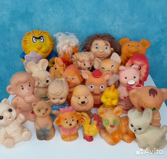 Резиновые игрушки есть редкие СССР