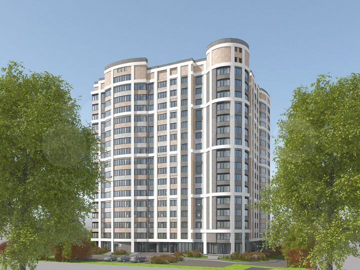 2-к. квартира, 61,1 м², 2/16 эт.