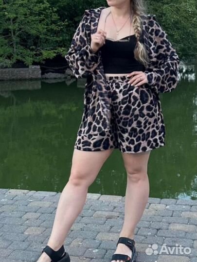 Костюм летний леопард