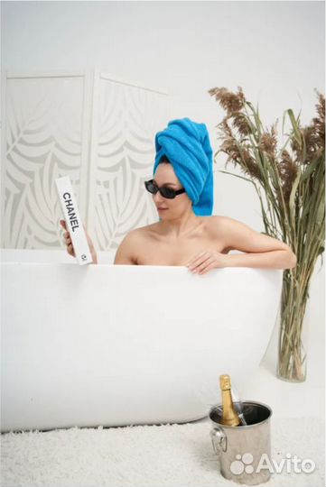 Полотенце банное голуб. 70*140 от 1 шт