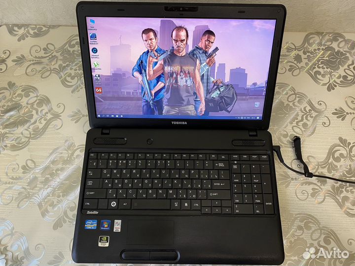 Быстрый ноутбук Toshiba