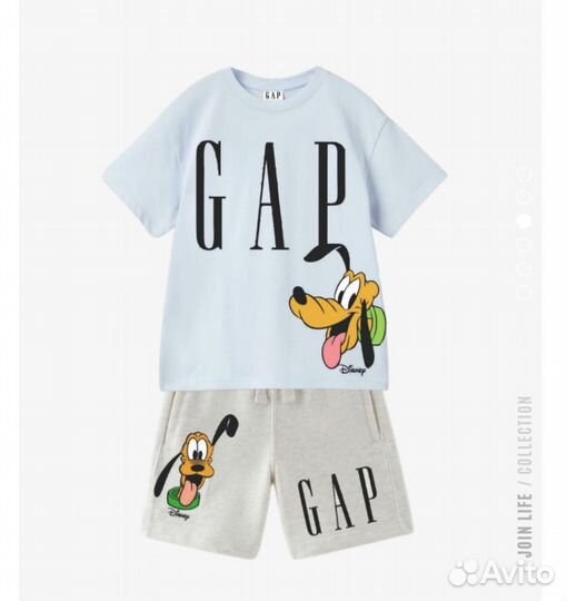 Детский костюм Gap с футболкой и шортами