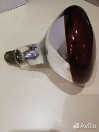 Лампа накаливания красная зеркальная